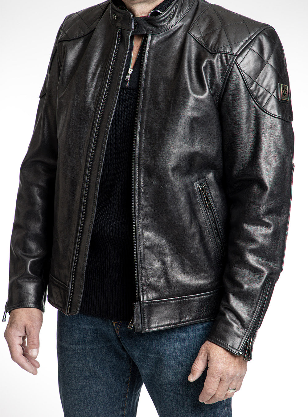 Belstaff Leather Motorcycle Jacket