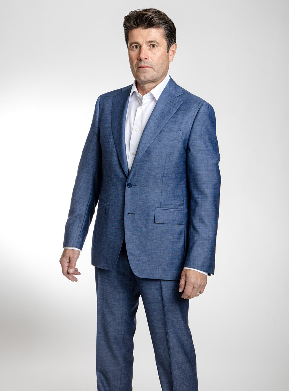 Canali Azure Blue Suit