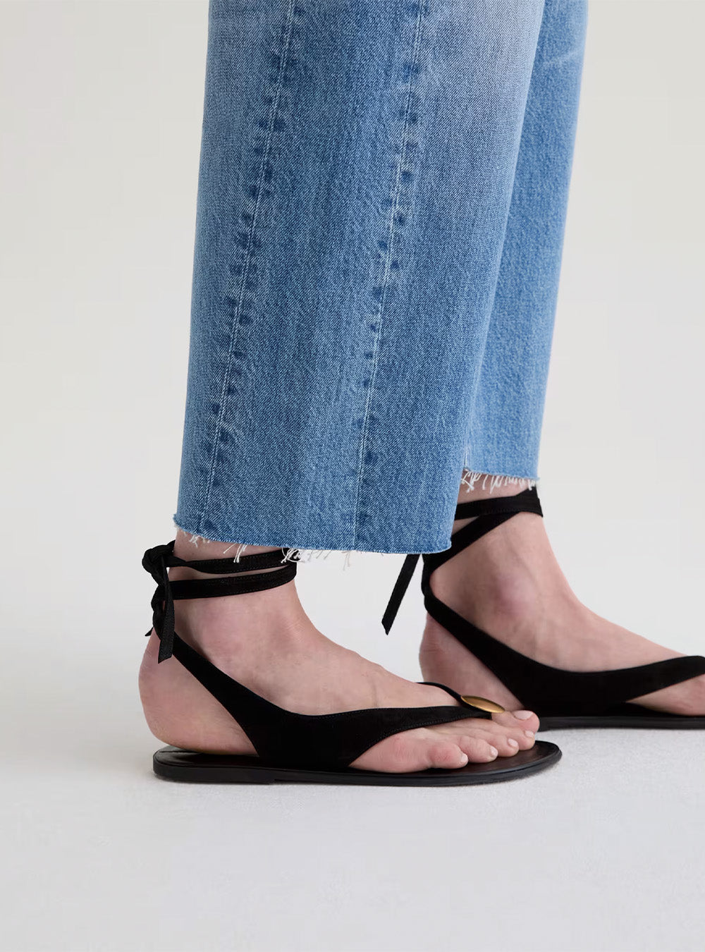 AG Hattie Crop - AG-ed™ High-Rise Barrel Denim