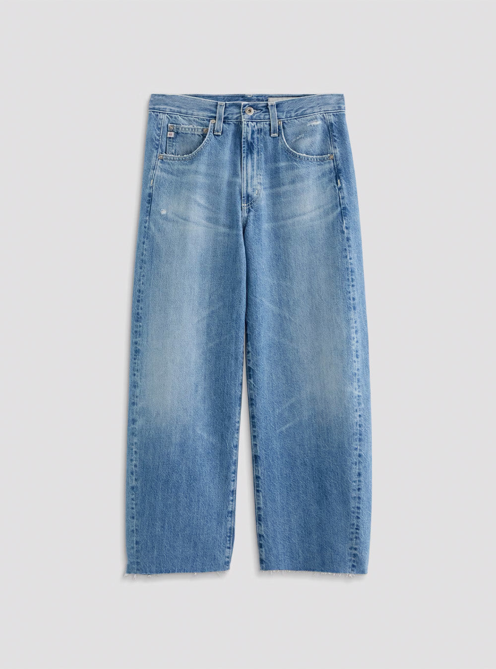 AG Hattie Crop - AG-ed™ High-Rise Barrel Denim