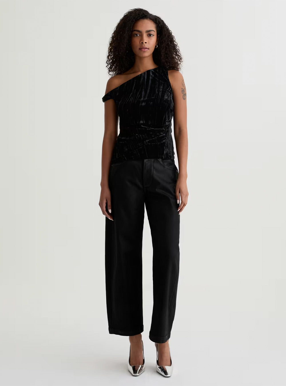 AG Rachel Velvet - Cold Shoulder Top