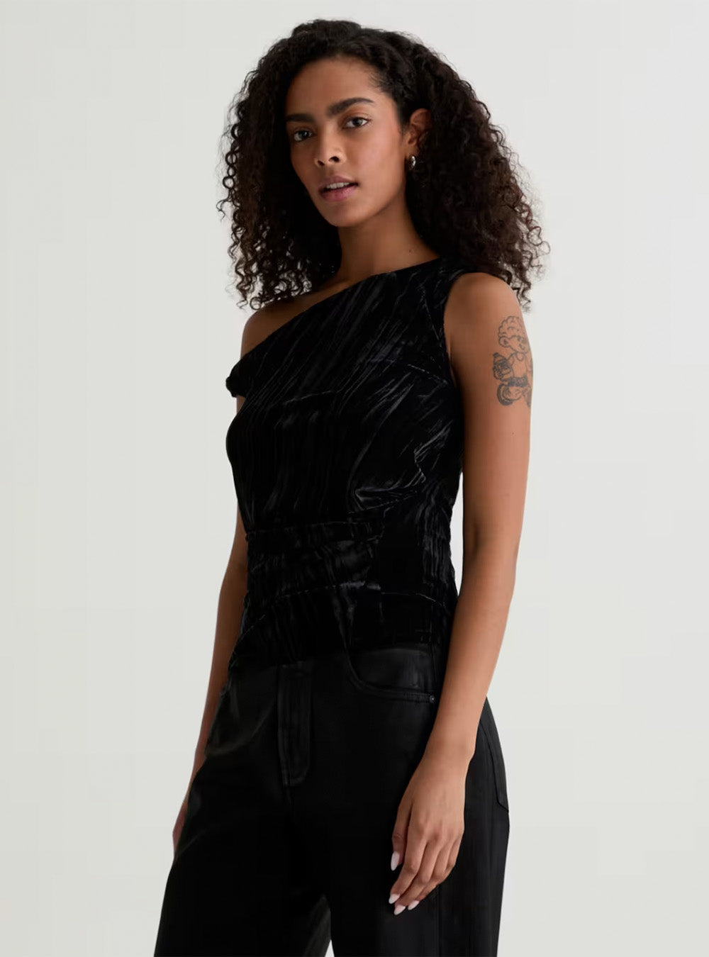 AG Rachel Velvet - Cold Shoulder Top