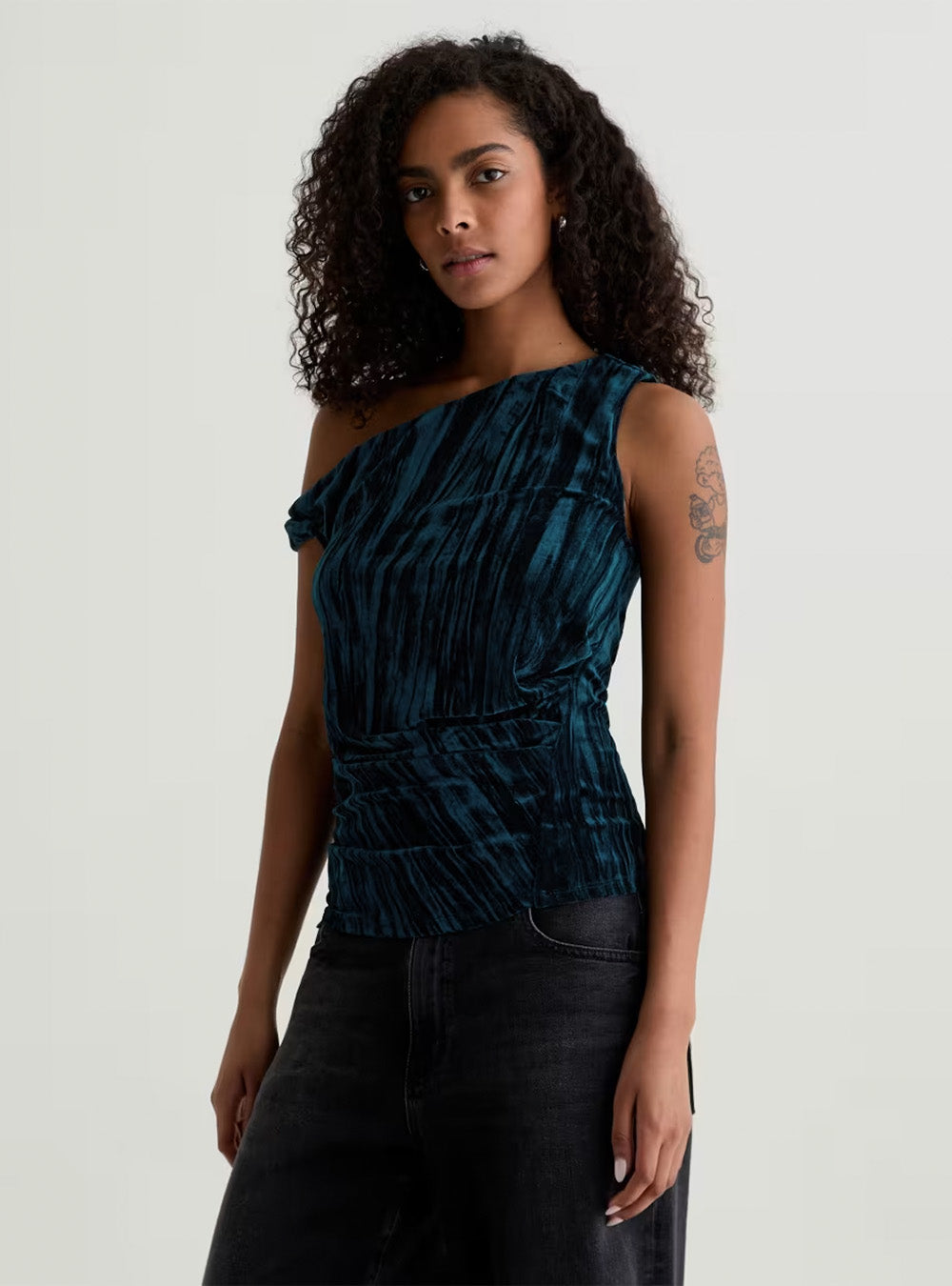 AG Rachel Velvet - Cold Shoulder Top