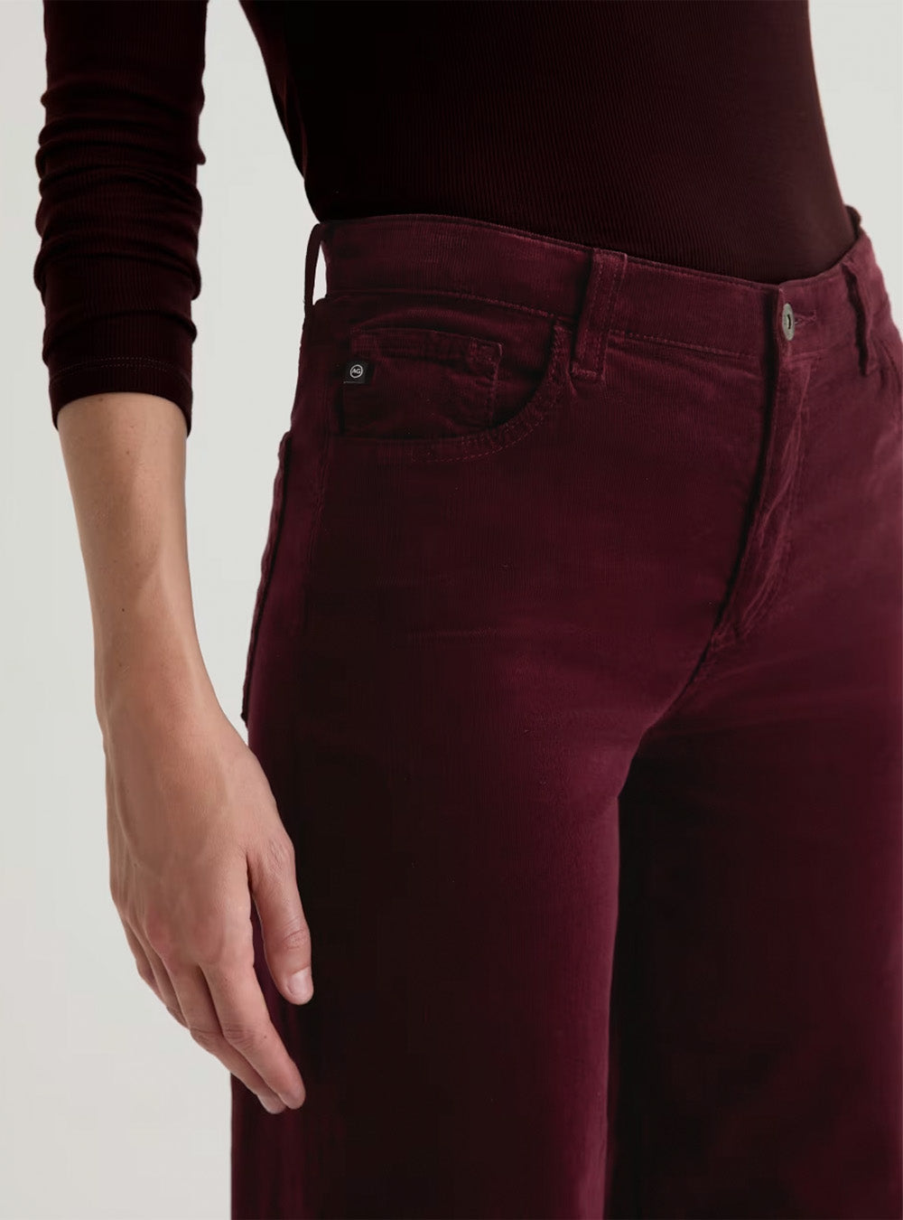 AG Saige Wide Leg Crop Corduroy