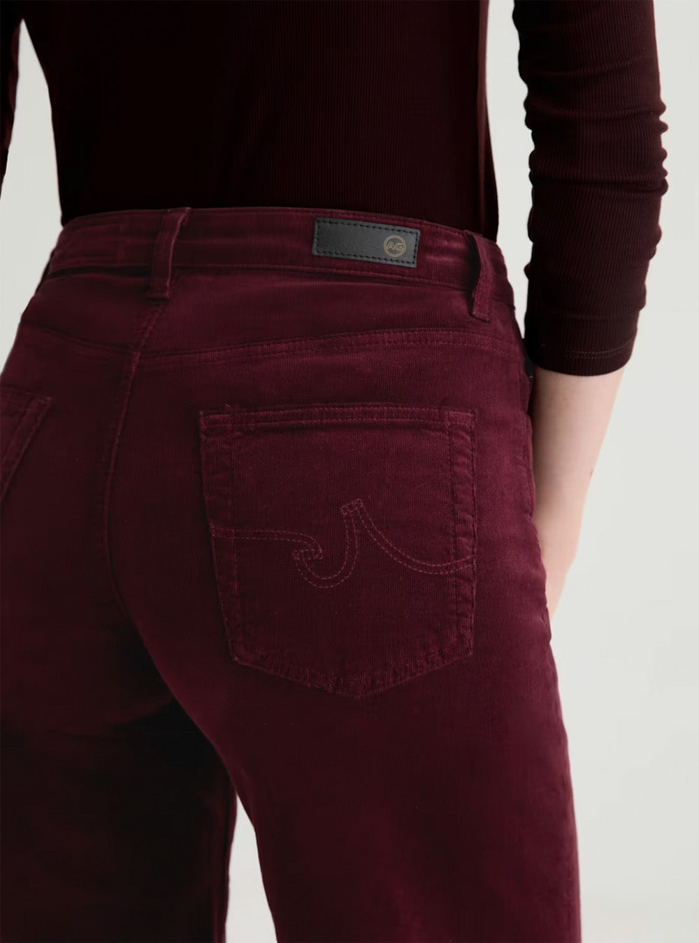 AG Saige Wide Leg Crop Corduroy