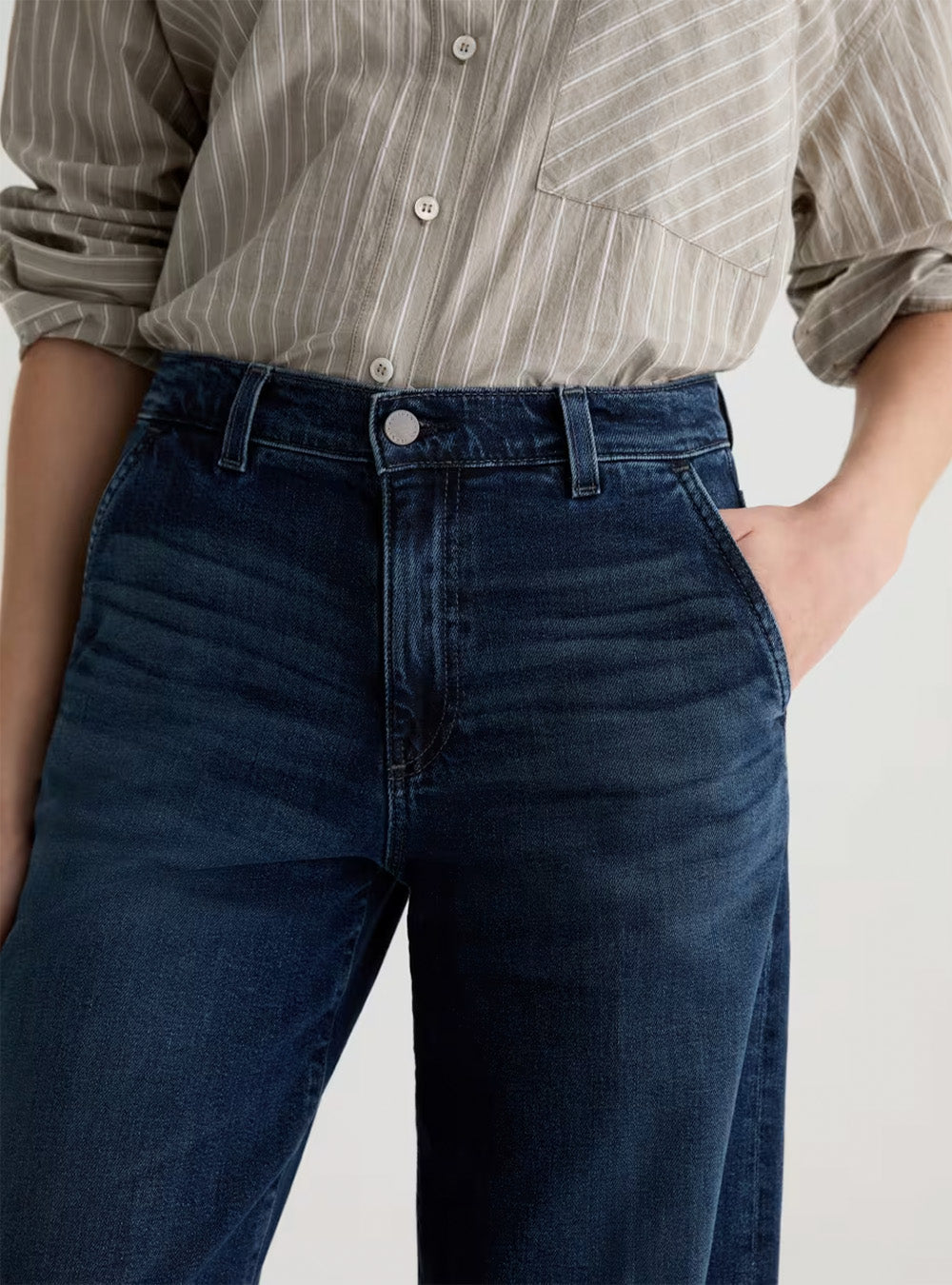 AG Stella Pressed Low Slung Palazzo