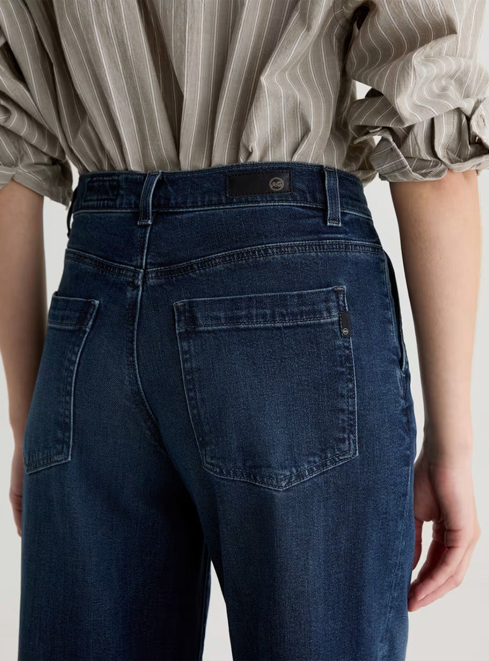 AG Stella Pressed Low Slung Palazzo