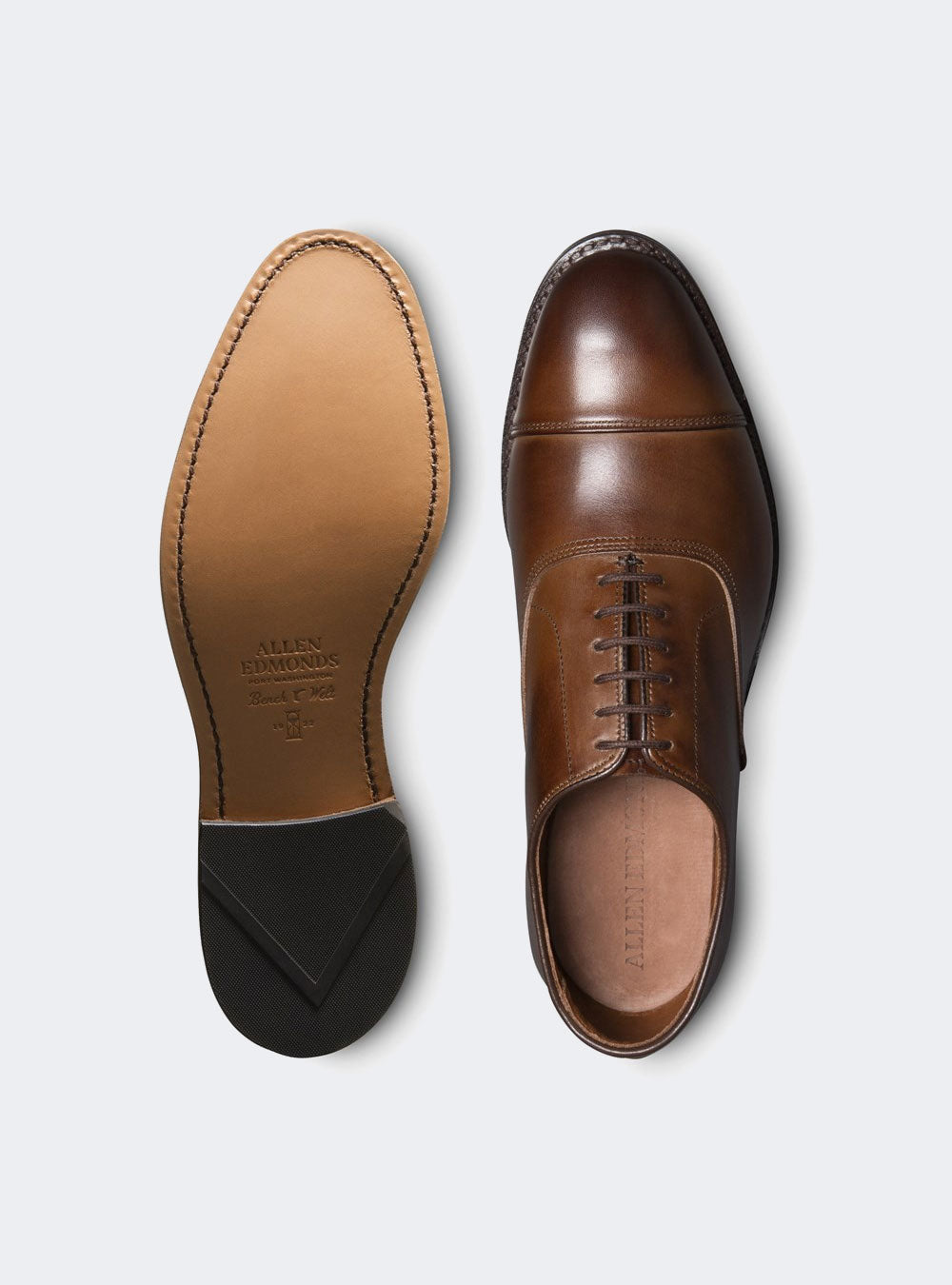 Allen Edmonds Park Avenue Cap-toe Oxford Dress Shoe - Coffee