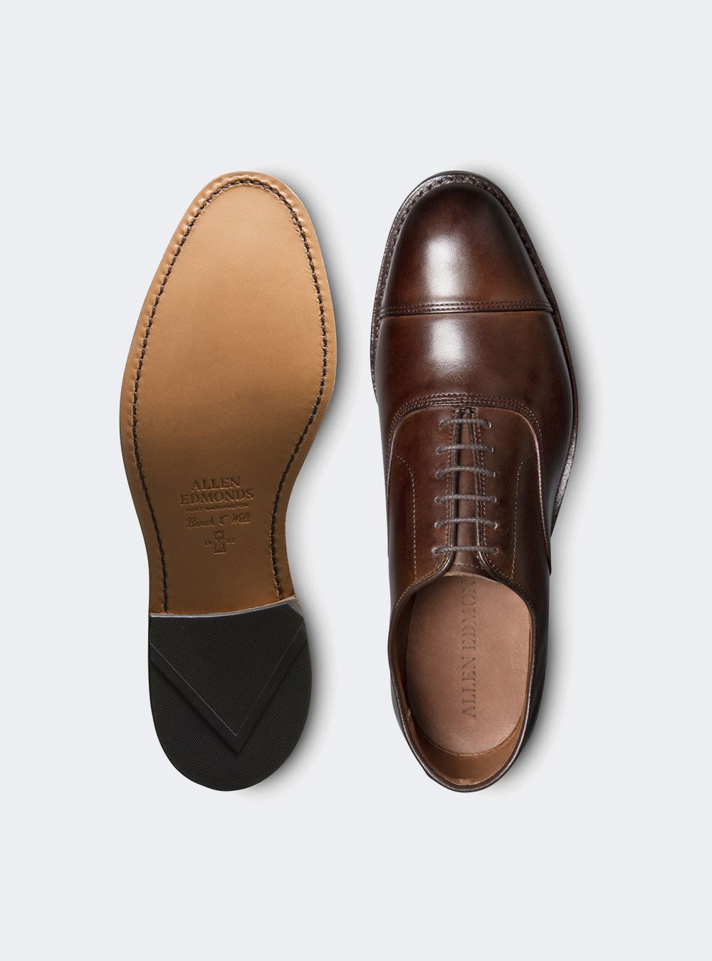 Allen Edmonds Park Avenue Cap-toe Oxford Dress Shoe - Mahogany