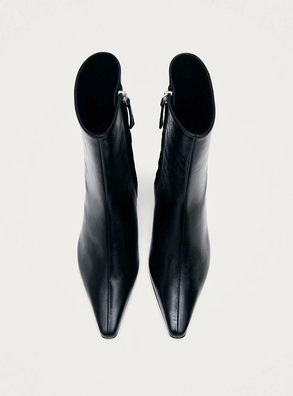 Alohas Ambar Rift Black Leather Ankle Boots