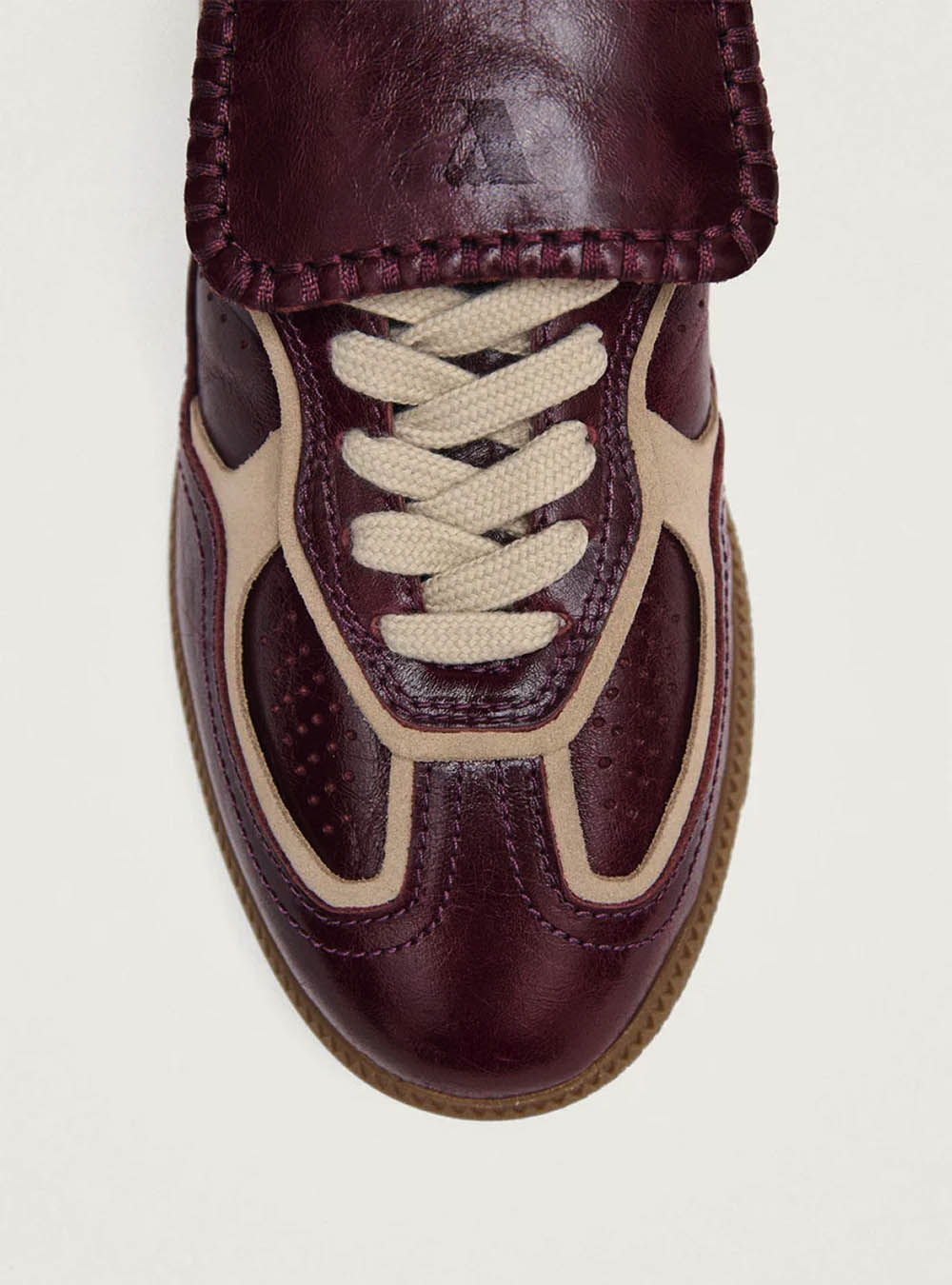 Alohas TB.490 Club Patent Deep Burgundy Leather Sneakers