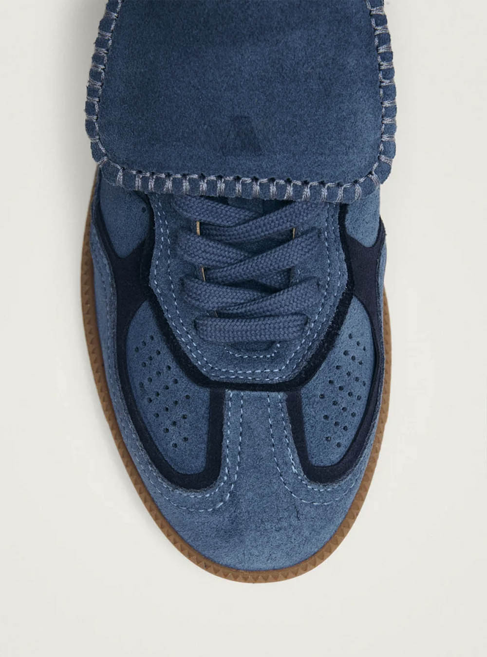 Alohas TB.490 Club Suede Blue Leather Sneakers