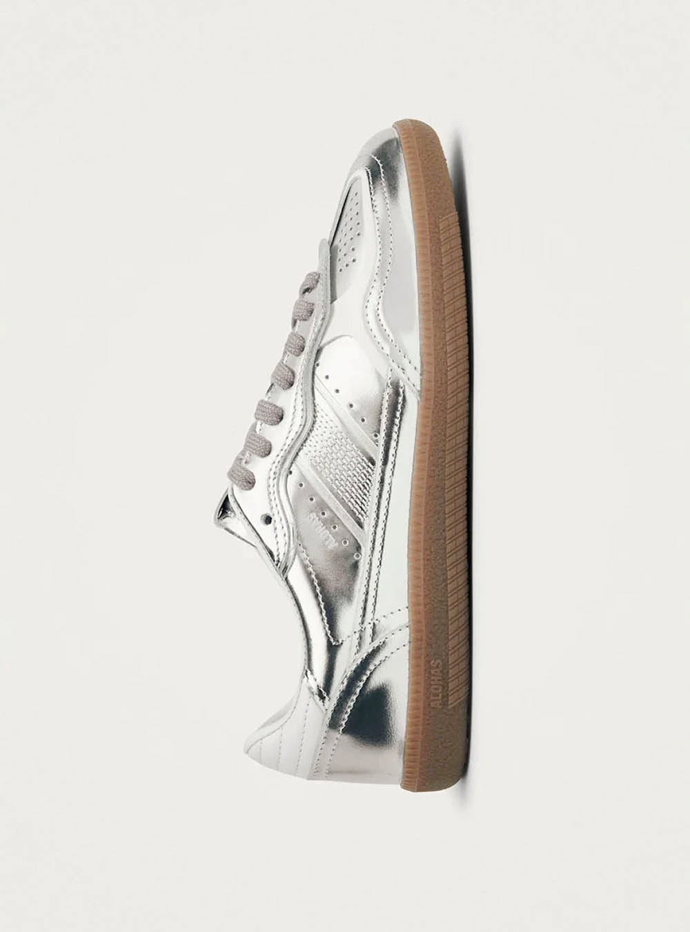 Alohas TB.490 Rife Shimmer Silver Cream Leather Sneak