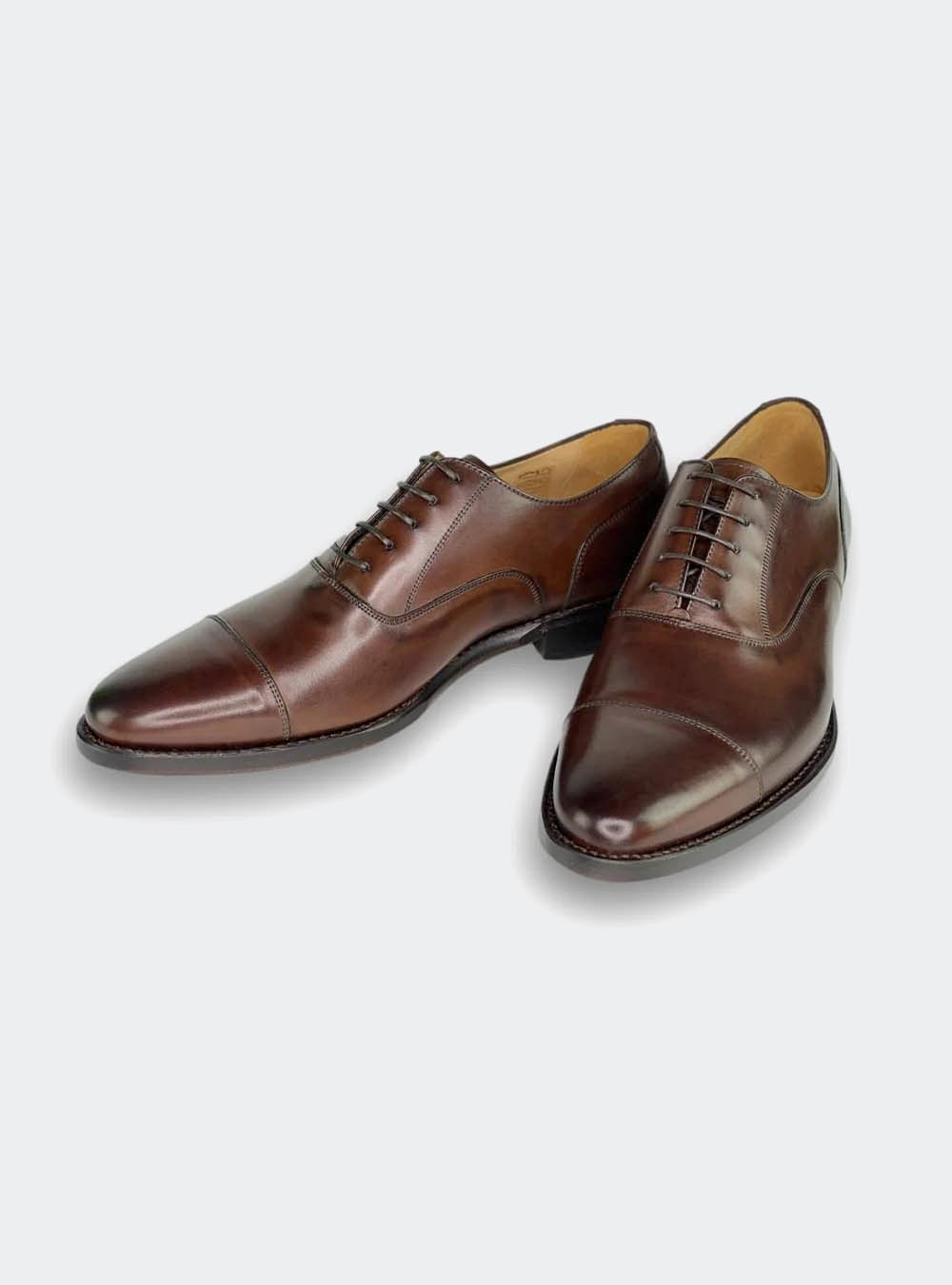 Armin Oehler Macon II Cap-Toe Oxford Dress Shoe - Tobacco Oak