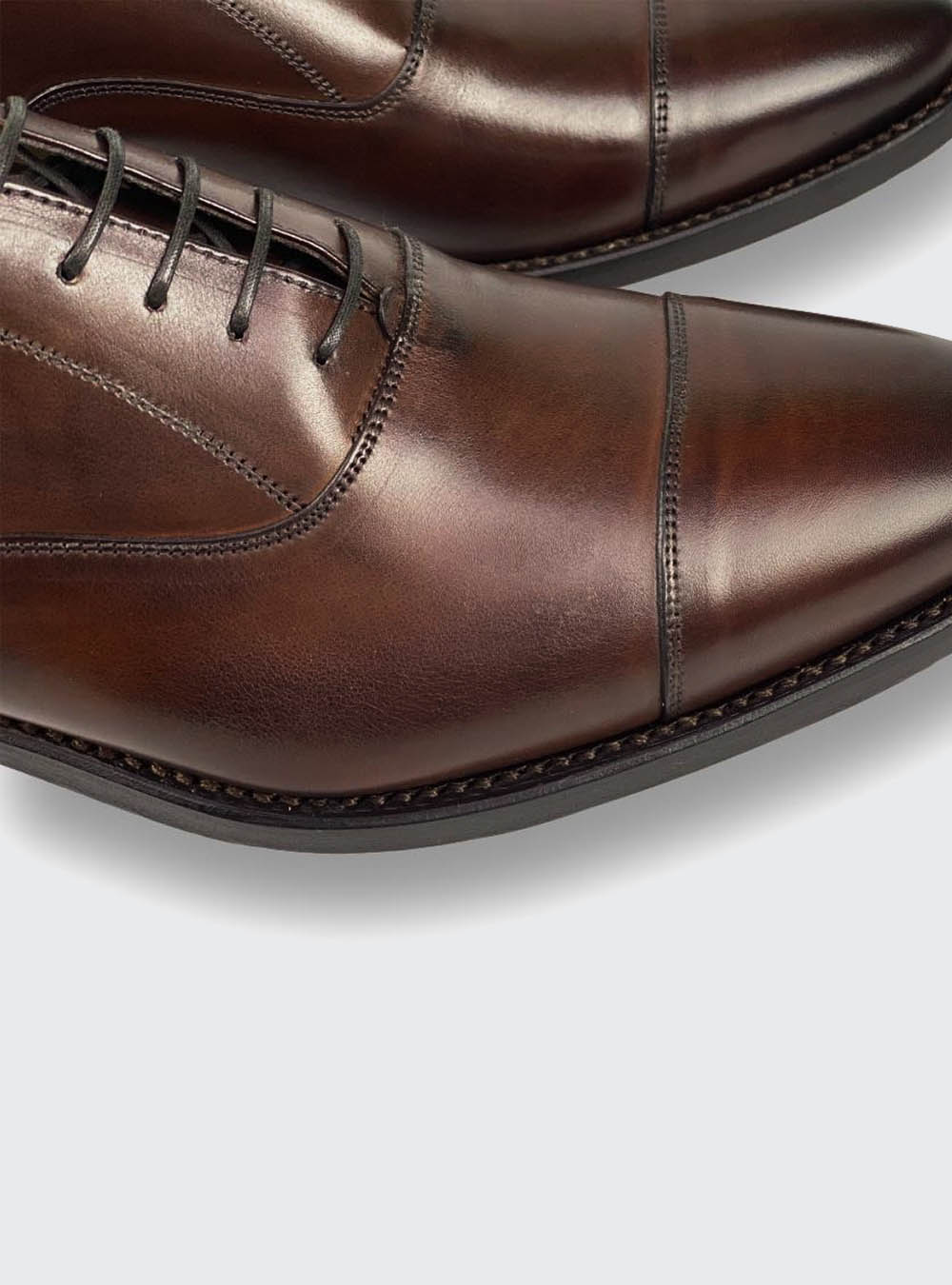 Armin Oehler Macon II Cap-Toe Oxford Dress Shoe - Tobacco Oak