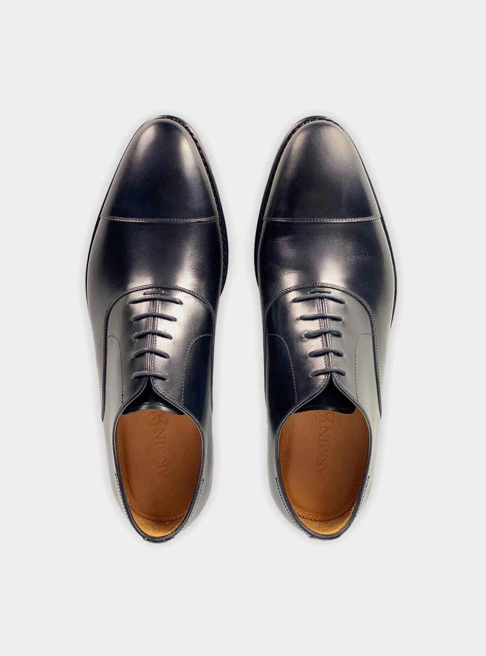 Armin Oehler Macon II Cap-Toe Oxford Dress Shoe - Boxcalf Black