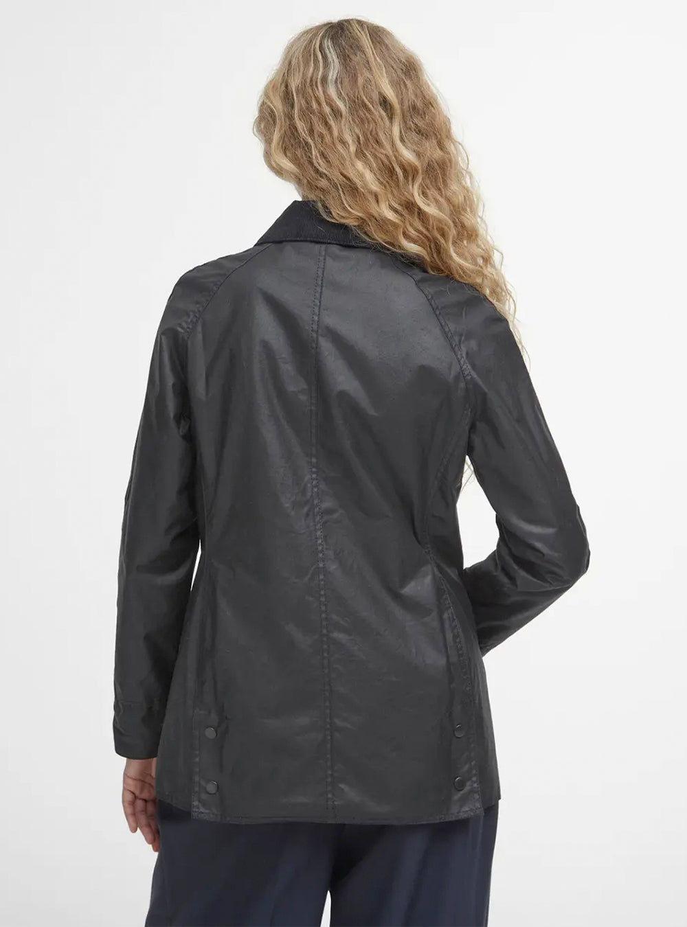 Barbour Beadnell Waxed Jacket - Black