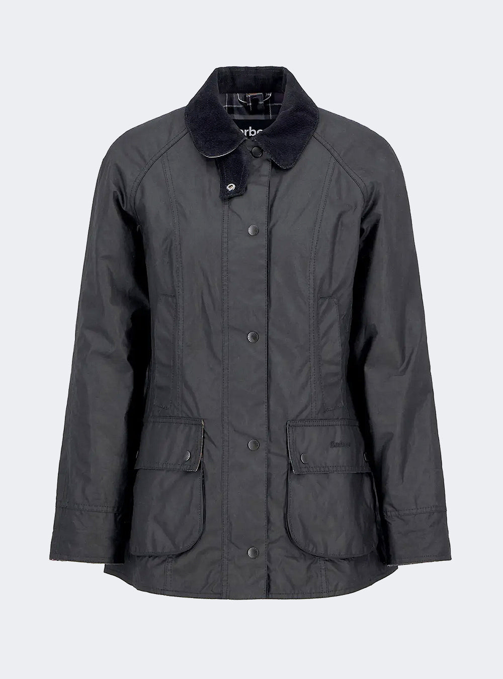 Barbour Beadnell Waxed Jacket - Black