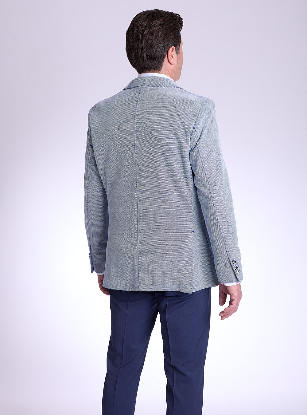 Blue Industry Blue Birds-Eye Sport Jacket