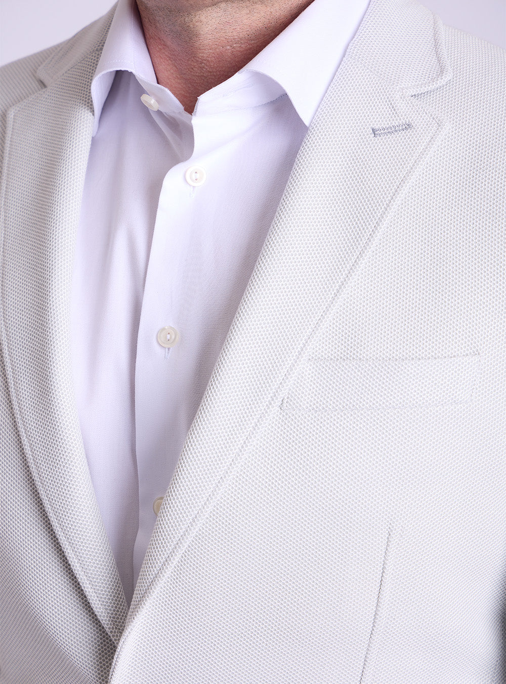 Blue Industry Silver Birds-Eye Sport Jacket