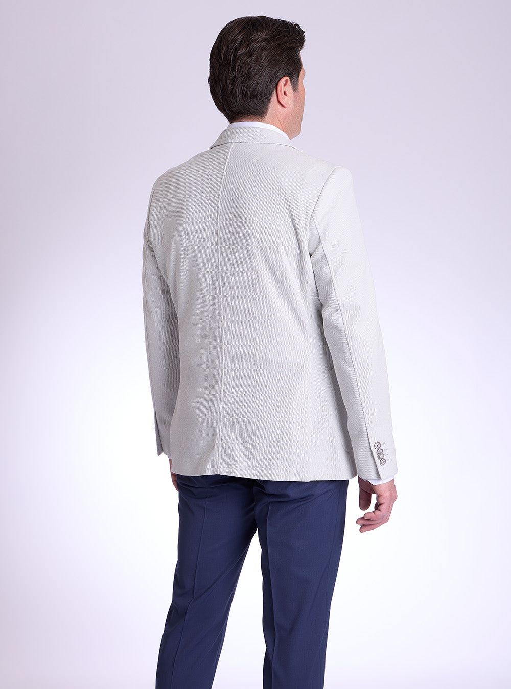 Blue Industry Silver Birds-Eye Sport Jacket