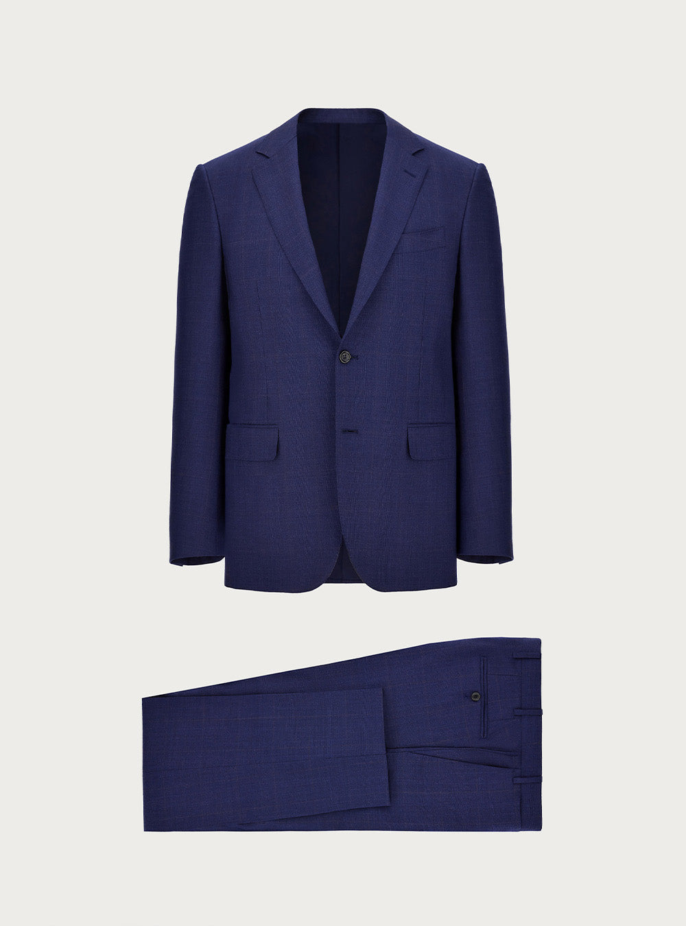 Canali Blue Wool Suit