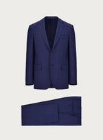 Canali Blue Wool Suit