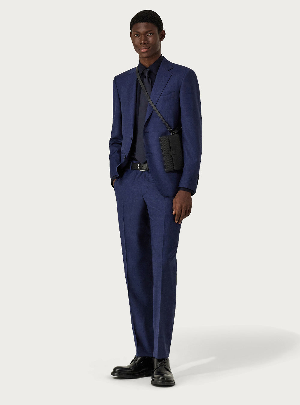 Canali Blue Wool Suit