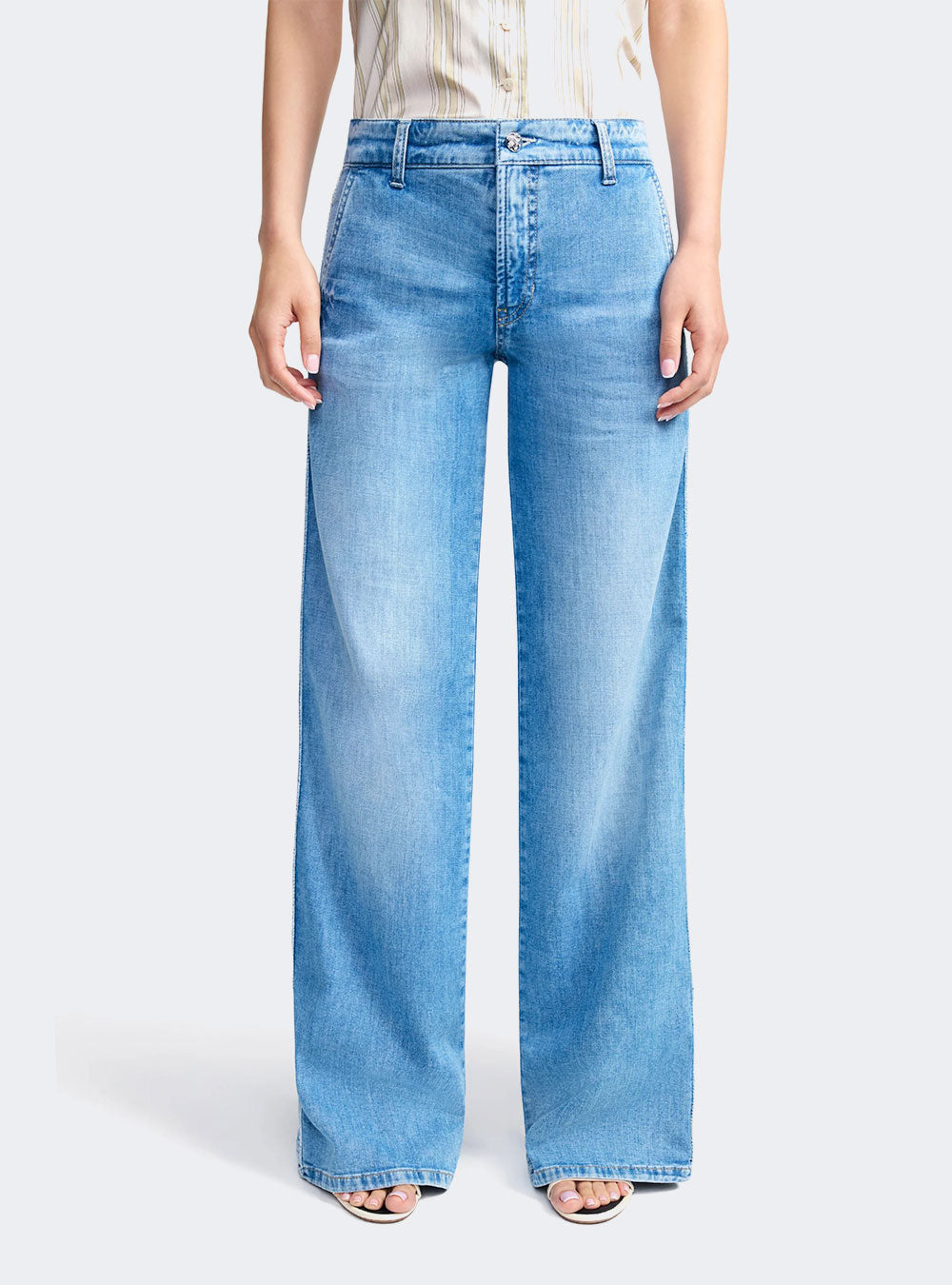 Cambio Alek Jeans Wide Fit Long