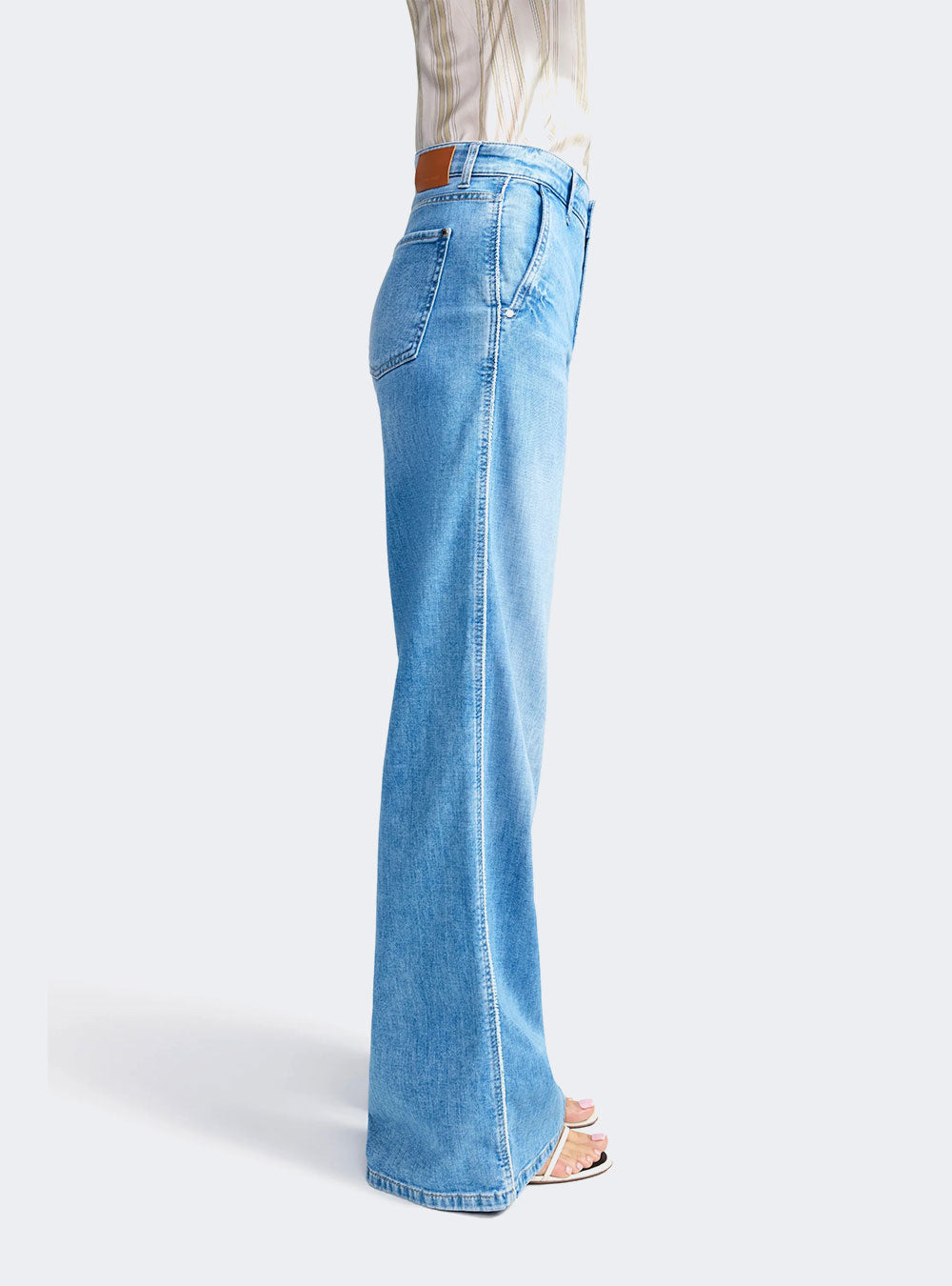 Cambio Alek Jeans Wide Fit Long