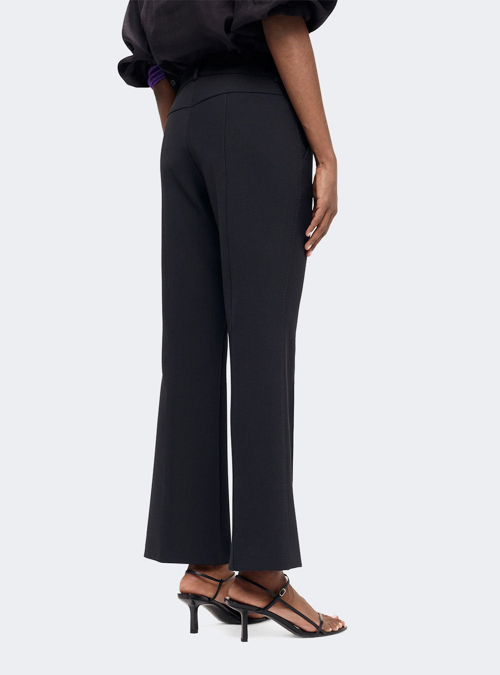 Cambio Farah Hose Flare-Fit Cropped Pant