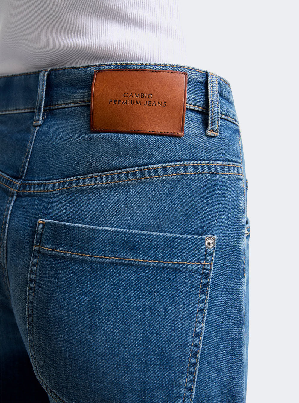 Cambio Ocean Jeans O-Shape Cropped