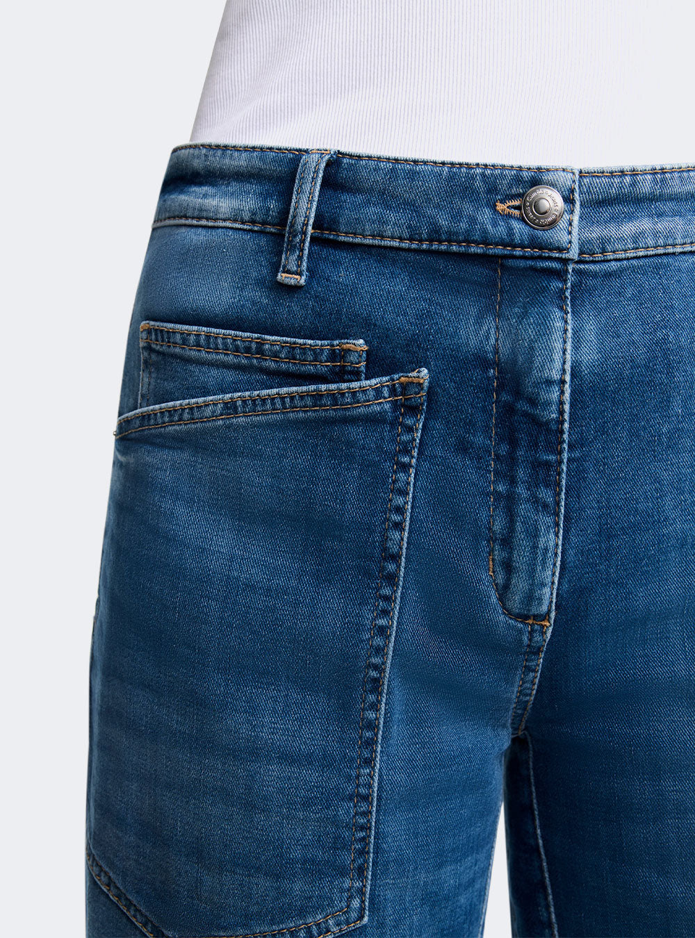 Cambio Ocean Jeans O-Shape Cropped