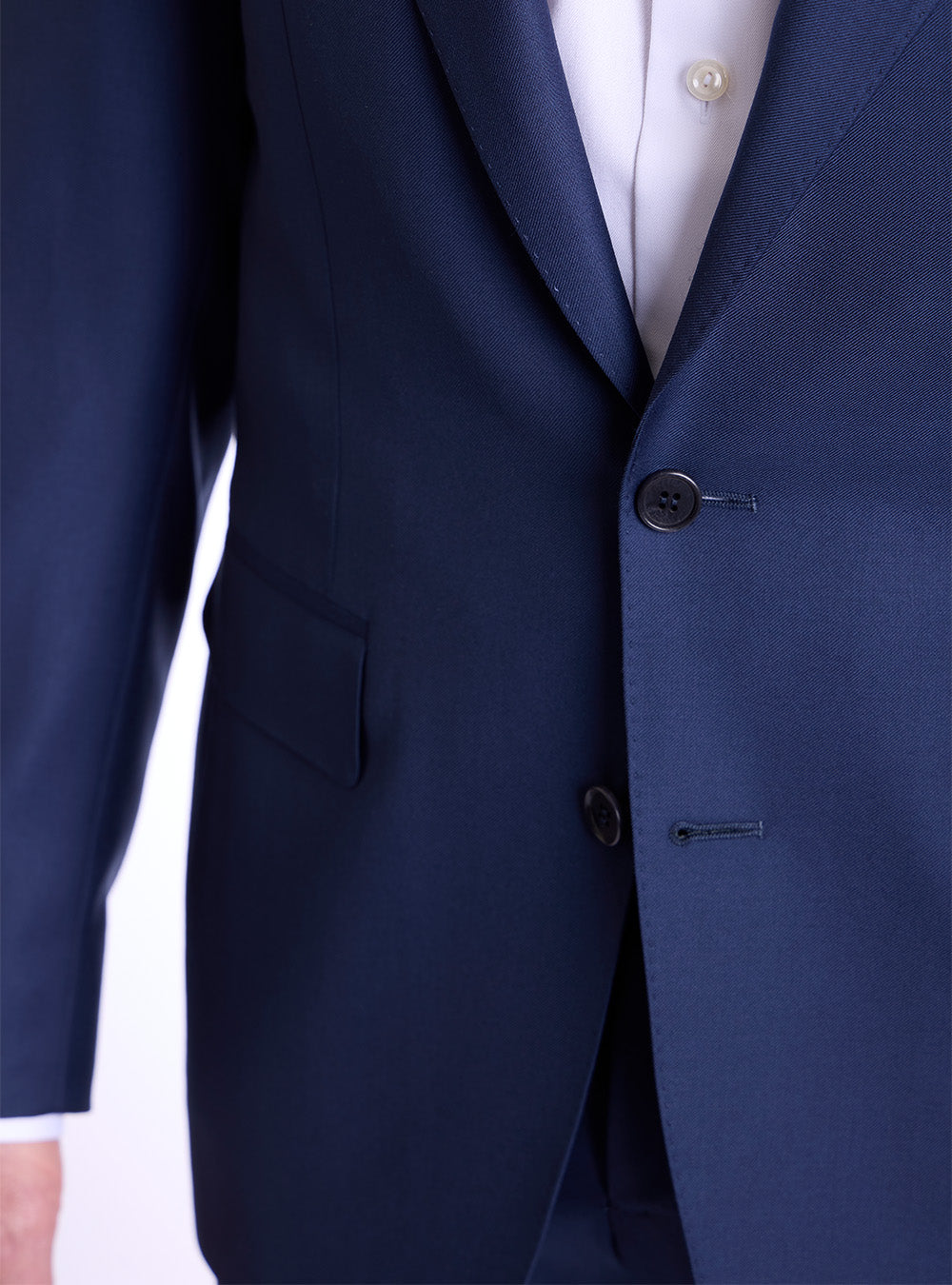 Canali Blue Twill Suit