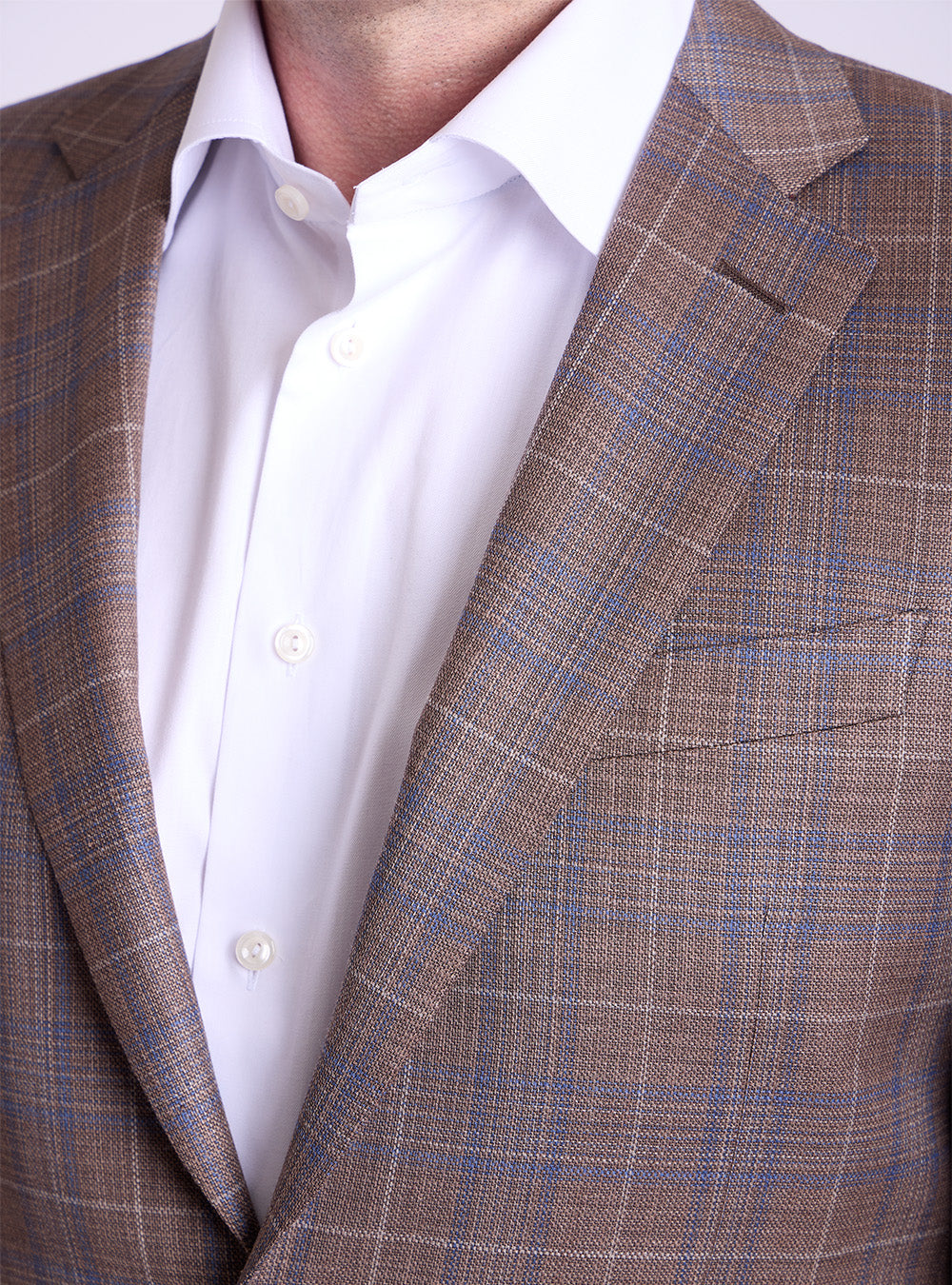 Canali Blue & Fuchsia Overcheck Sport Jacket