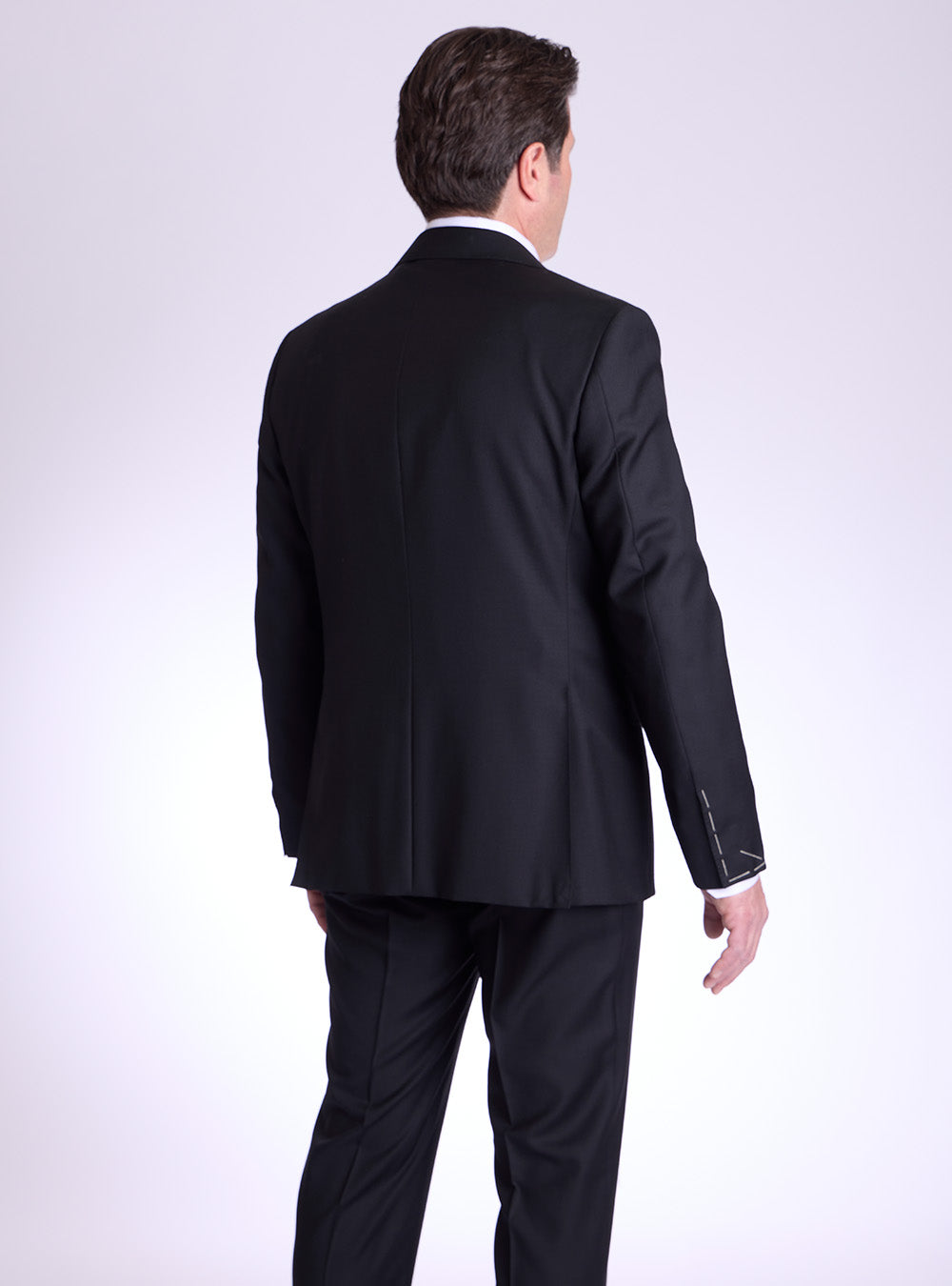 Canali Black Twill Suit