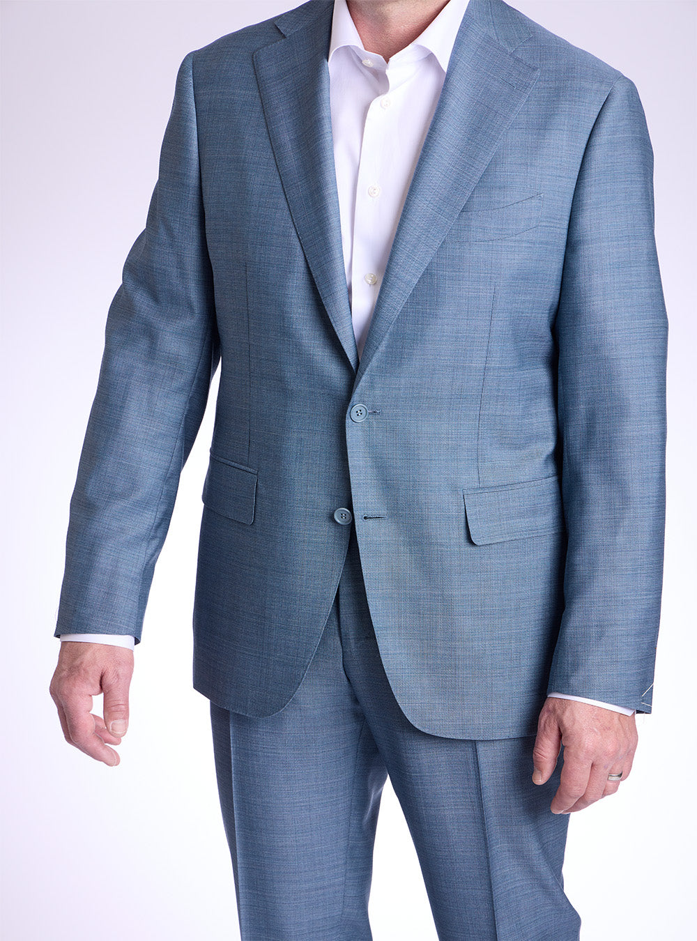 Canali Blue Textured Sport Jacket