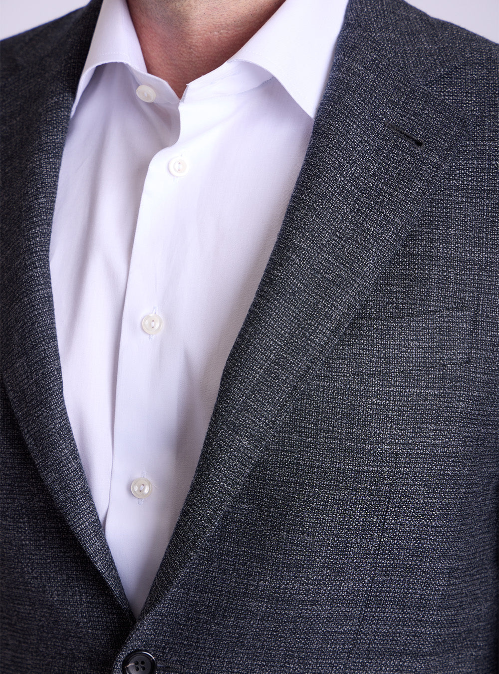 Canali Grey Textured Sport Jacket