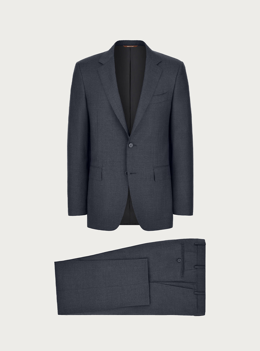 Canali Charcoal Grey Pure Wool Suit