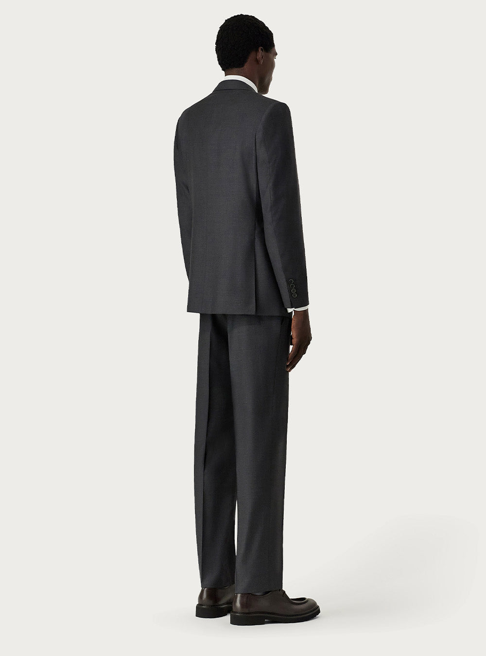Canali Charcoal Grey Pure Wool Suit