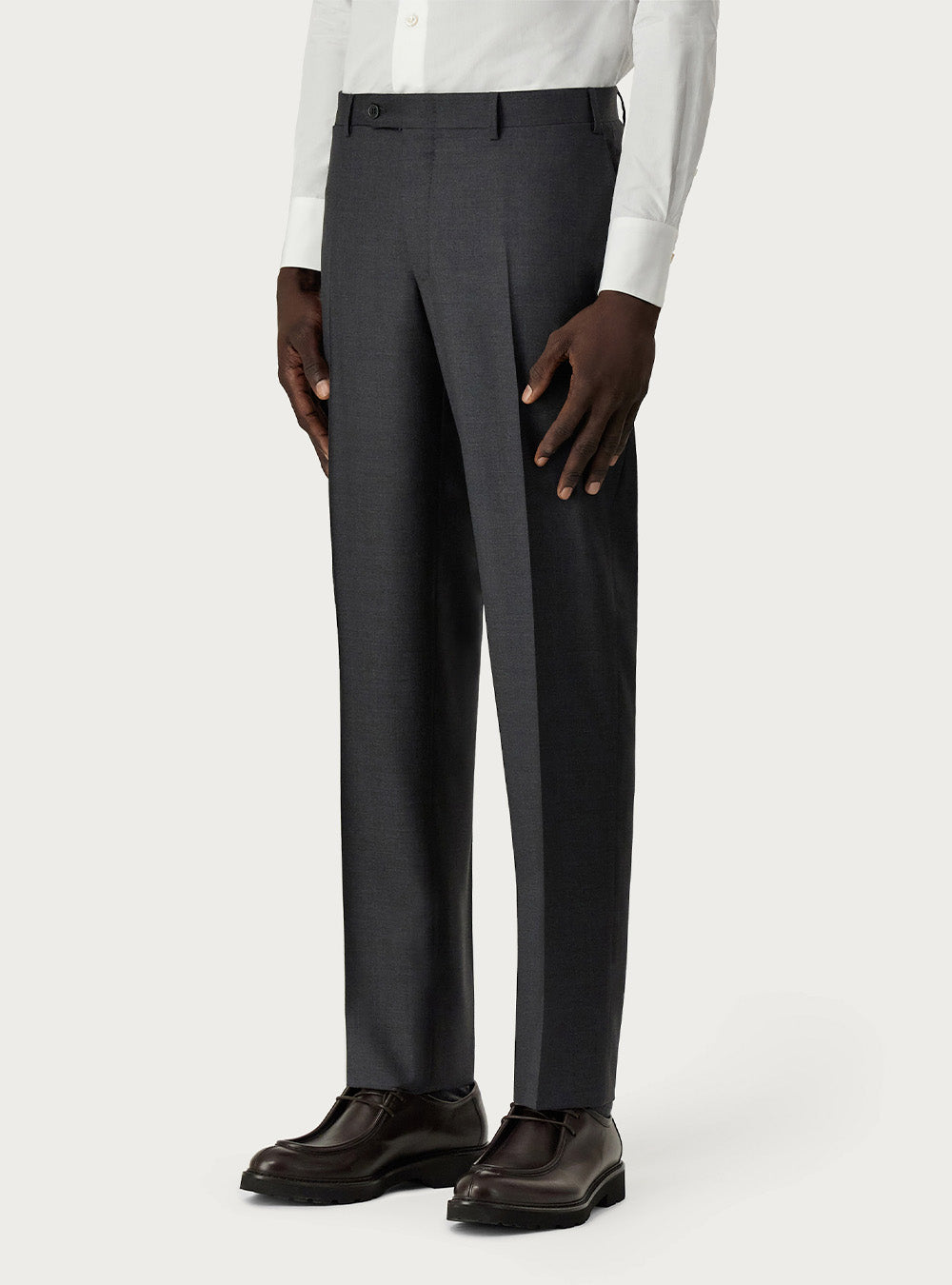 Canali Charcoal Grey Pure Wool Suit