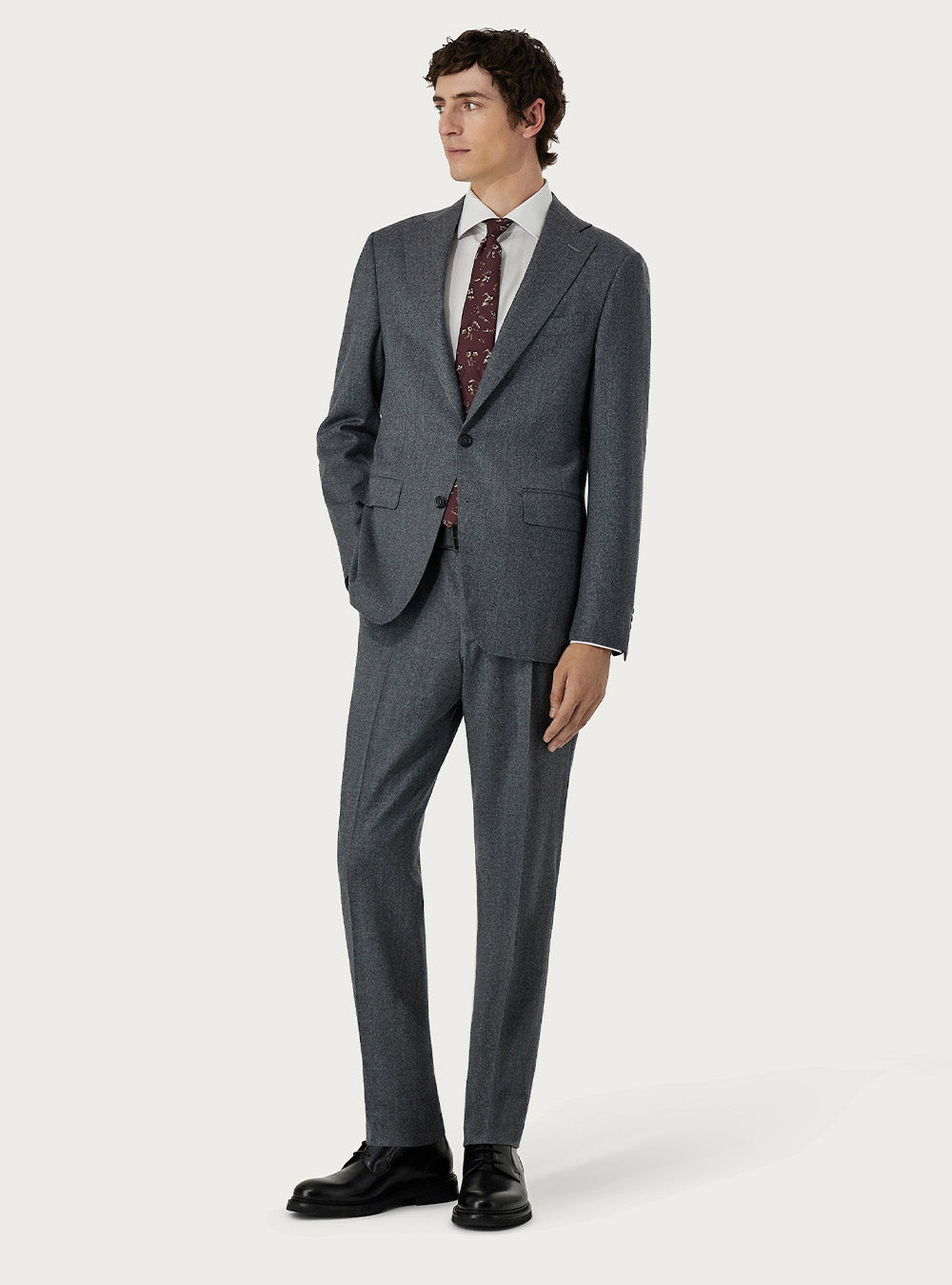 Canali Grey Suit in Impeccabile Wood