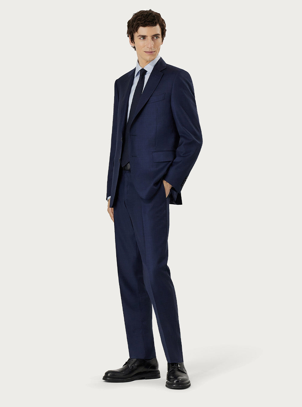 Canali Venezia Blue Wool Suit