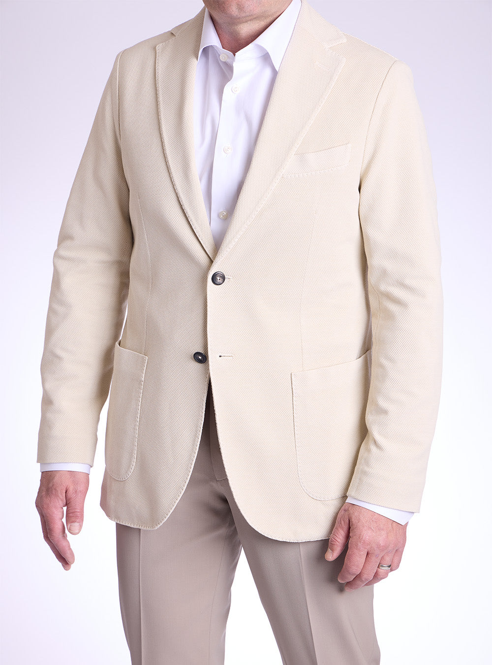 Circolo Tan Waffle Sport Jacket
