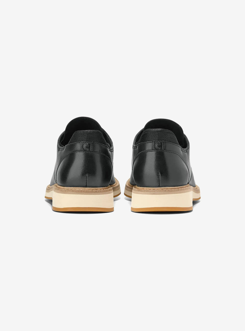 Cole Haan Men's Mansfield Grand Plain Toe Quick-On Oxfords - Black