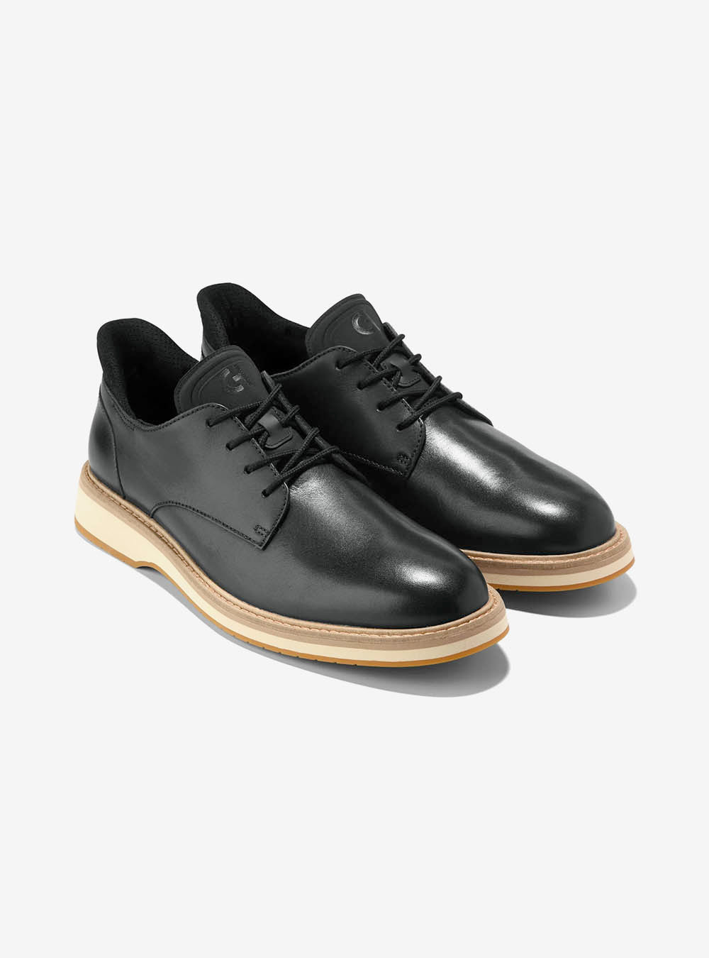 Cole Haan Men's Mansfield Grand Plain Toe Quick-On Oxfords - Black