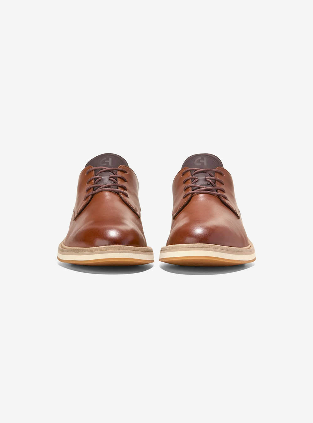 Cole Haan Men's Mansfield Grand Plain Toe Quick-On Oxfords - British Tan