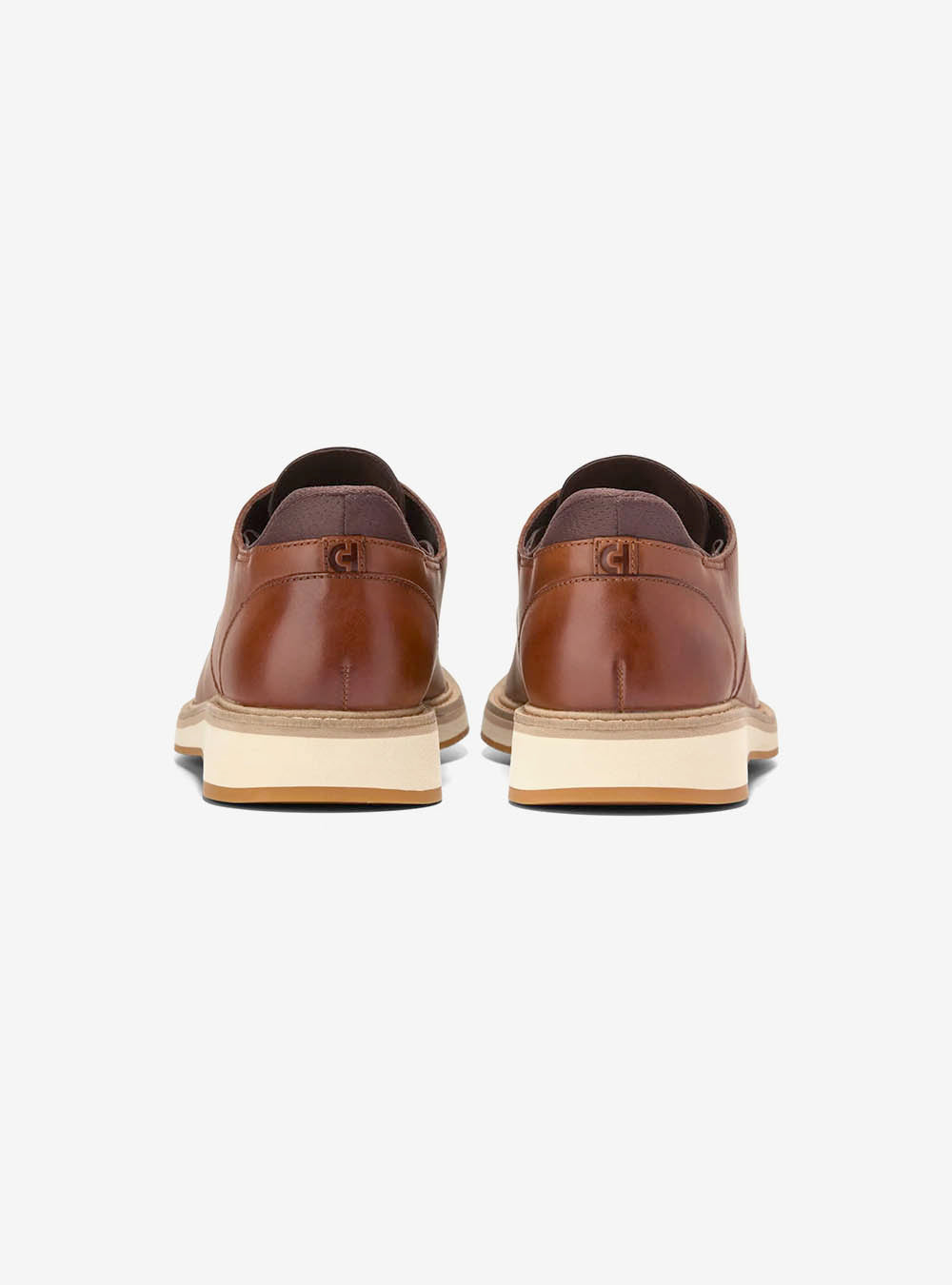 Cole Haan Men's Mansfield Grand Plain Toe Quick-On Oxfords - British Tan