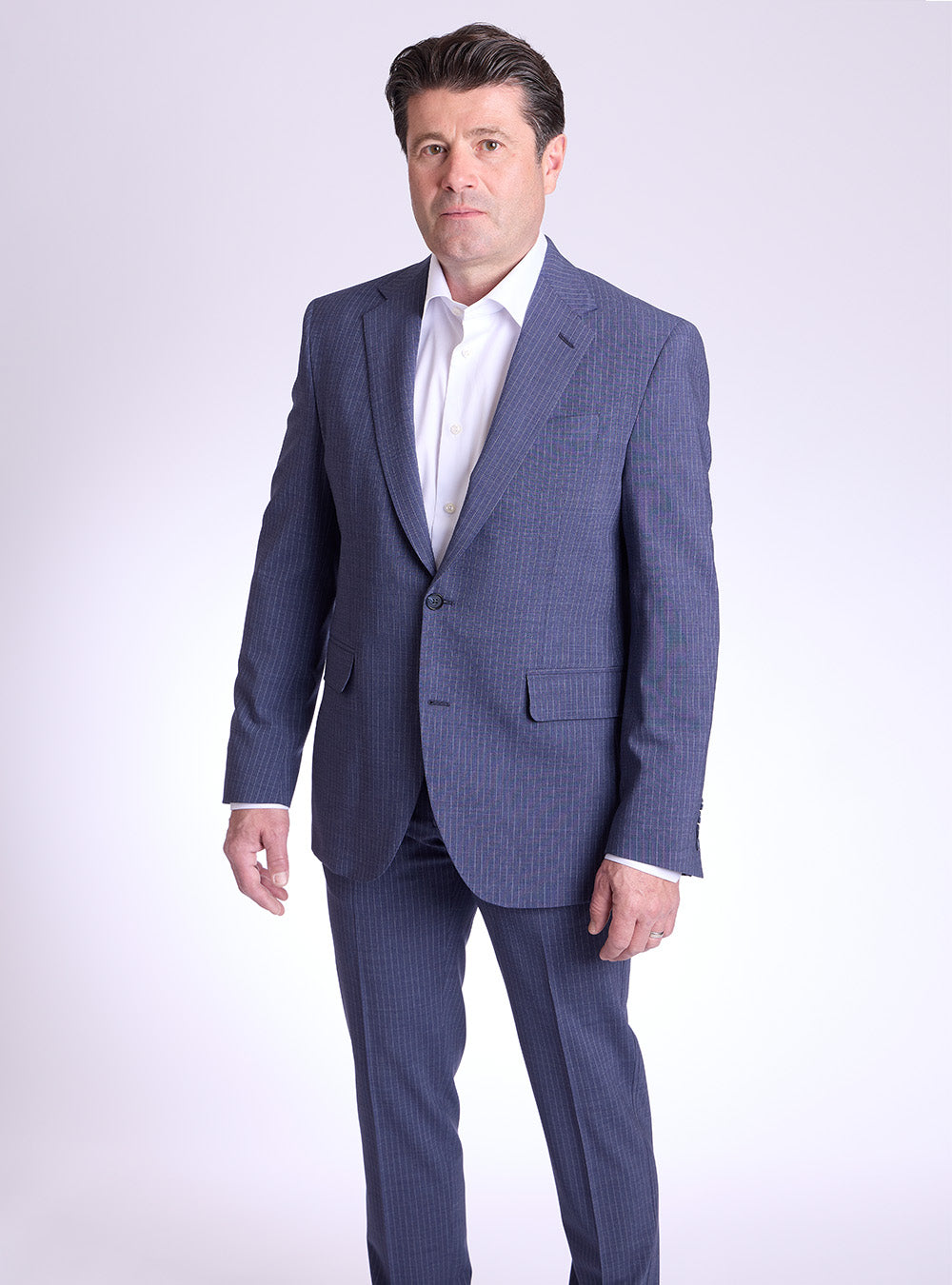 Coppley Blue Pinstripe