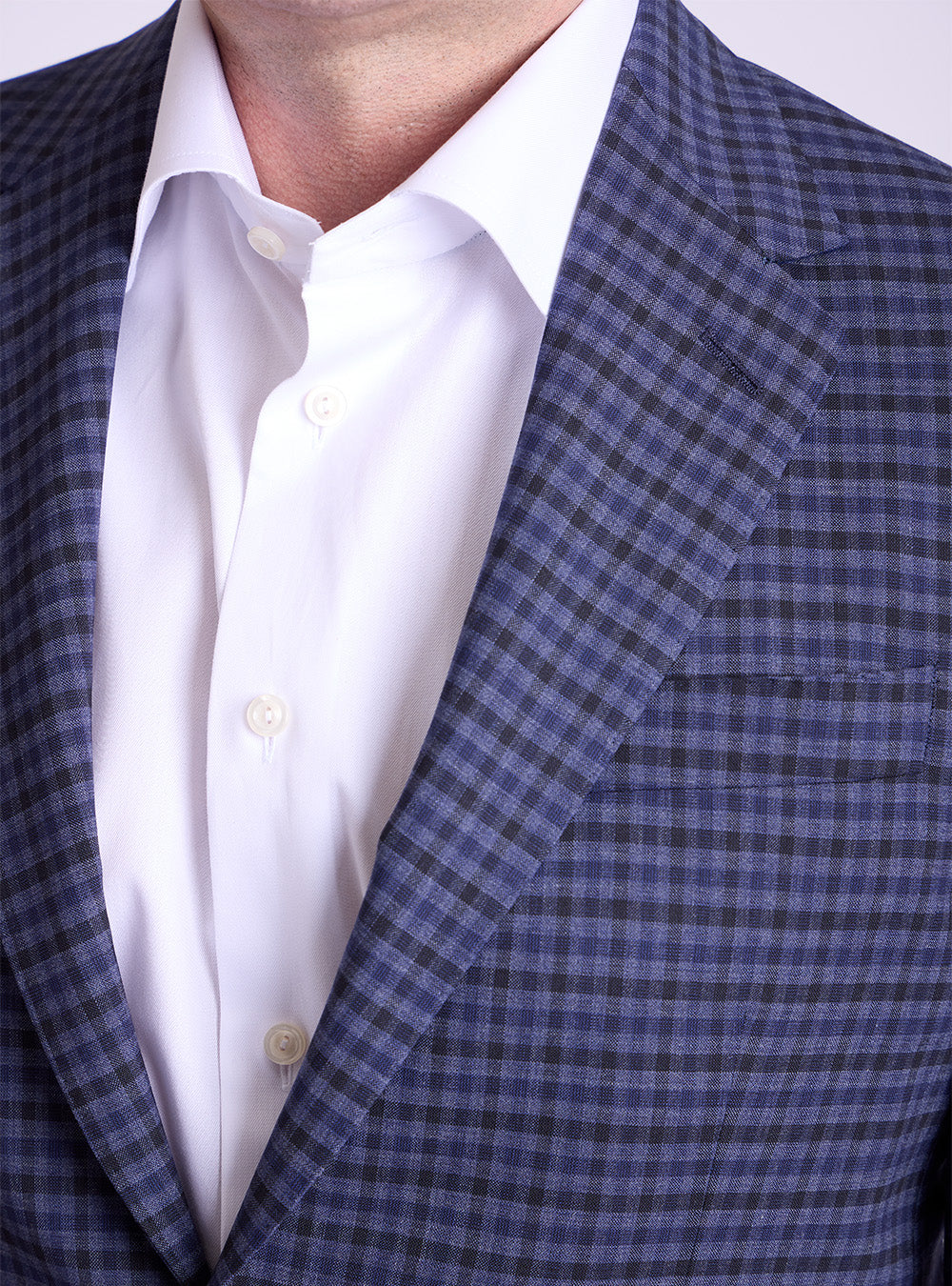 Coppley Blue & Black Check Suit